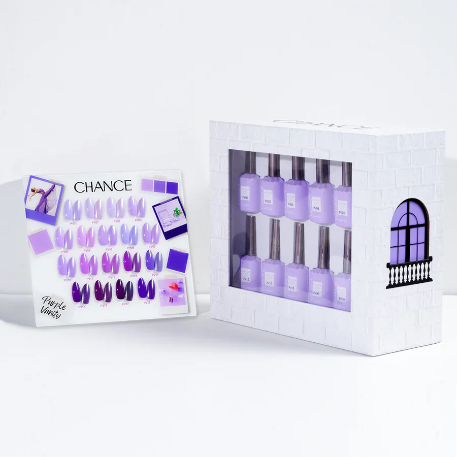 Cre8tion Chance "Purple Vanity" Gel Collection (18 Colors)