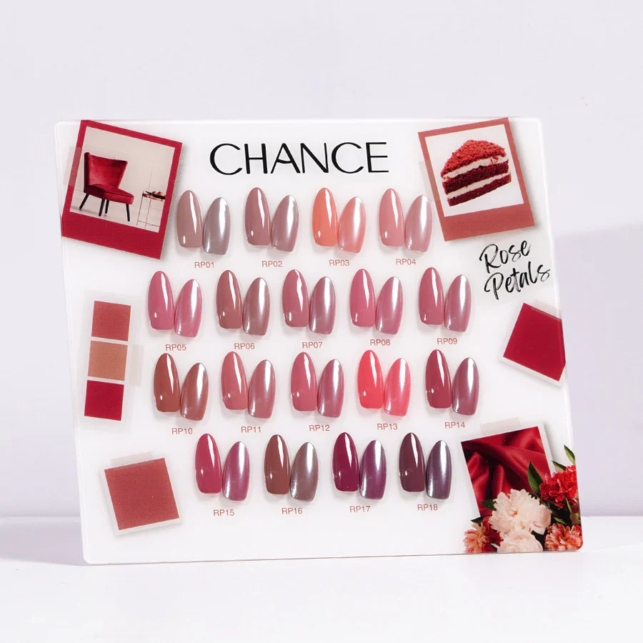 Cre8tion Chance "Rose Petals" Gel Collection (18 Colors) - Image 3