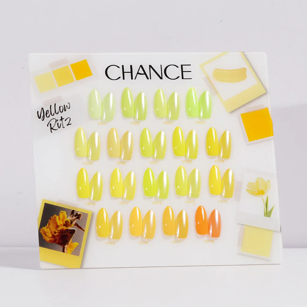 Cre8tion Chance "Yellow Ritz" Gel Collection (18 Colors) - Image 3
