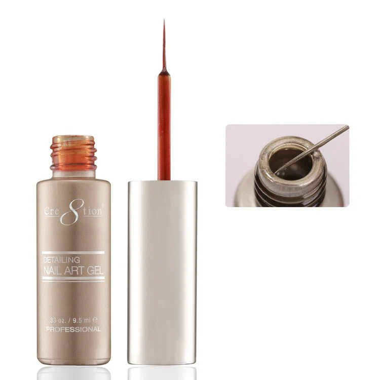 Cre8tion Detailing Nail Art Gel - 48 Mirror Gold