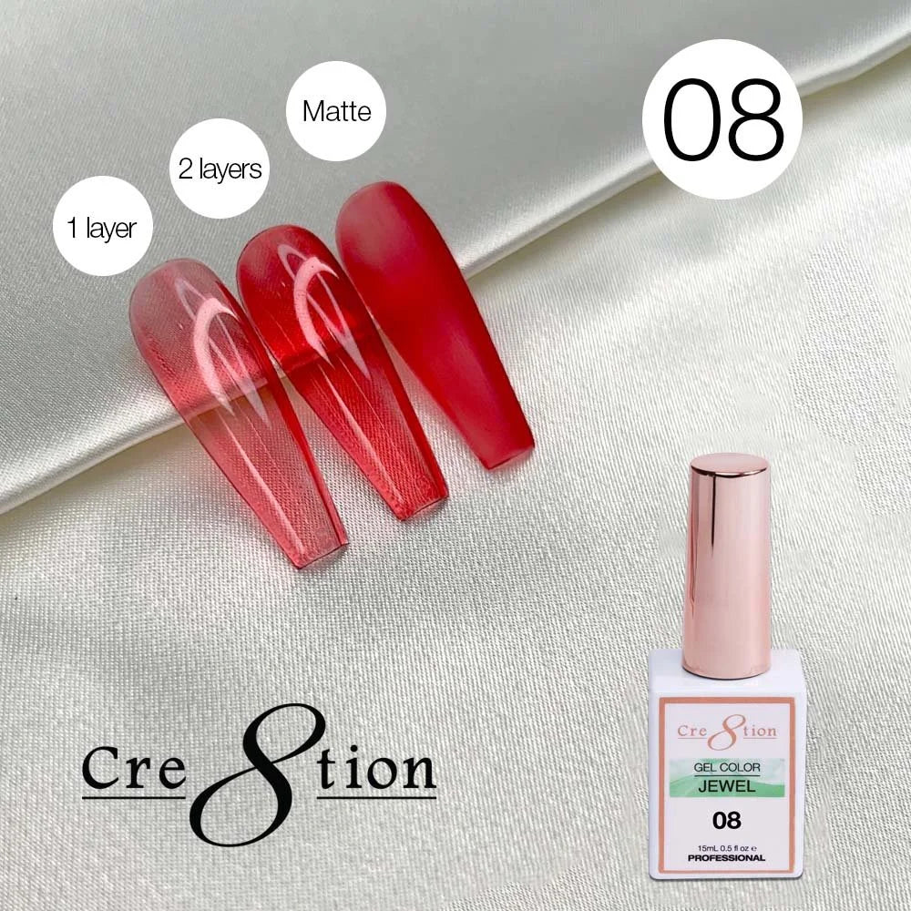 Cre8tion Jelly Gel Polish 08