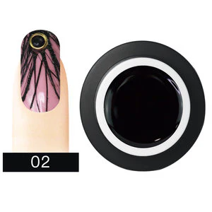 Cre8tion Perfect Line Spider Gel Jar - 02 Black - Image 2
