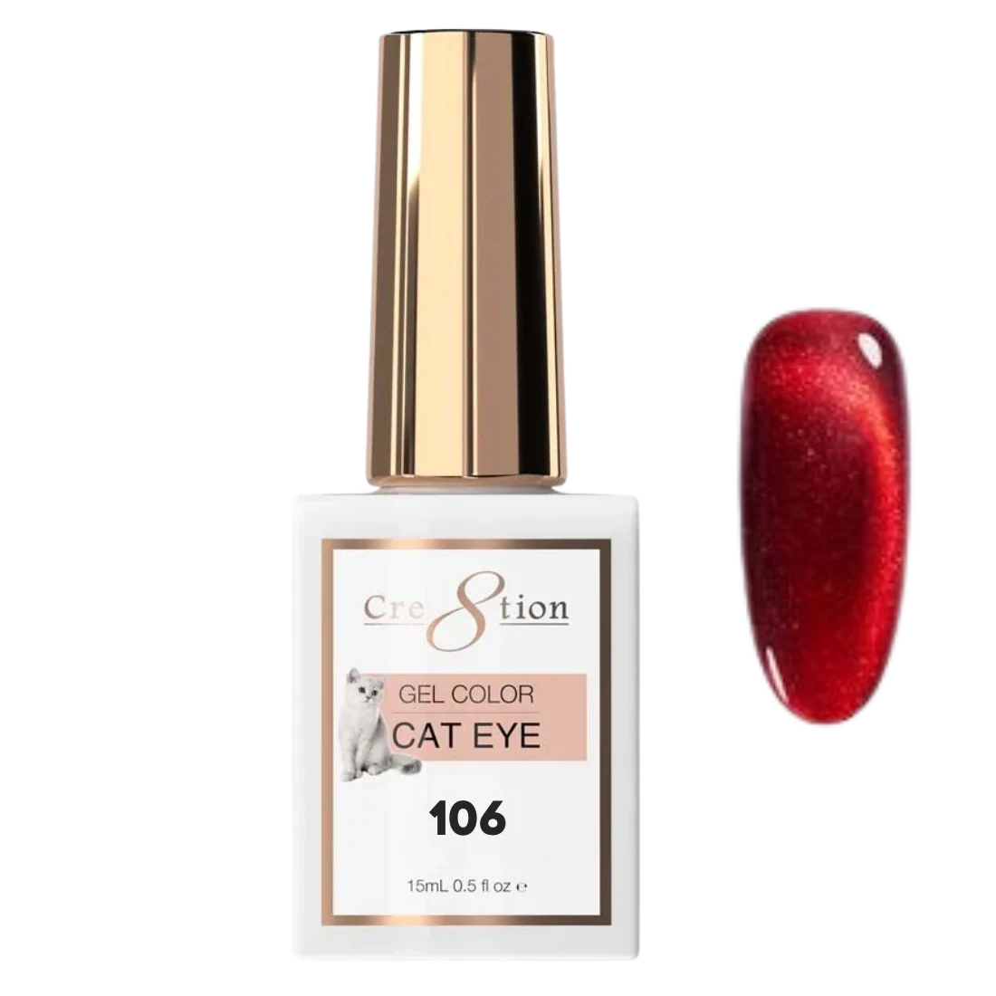 Cre8tion Winter Cat Eye Gel - 106