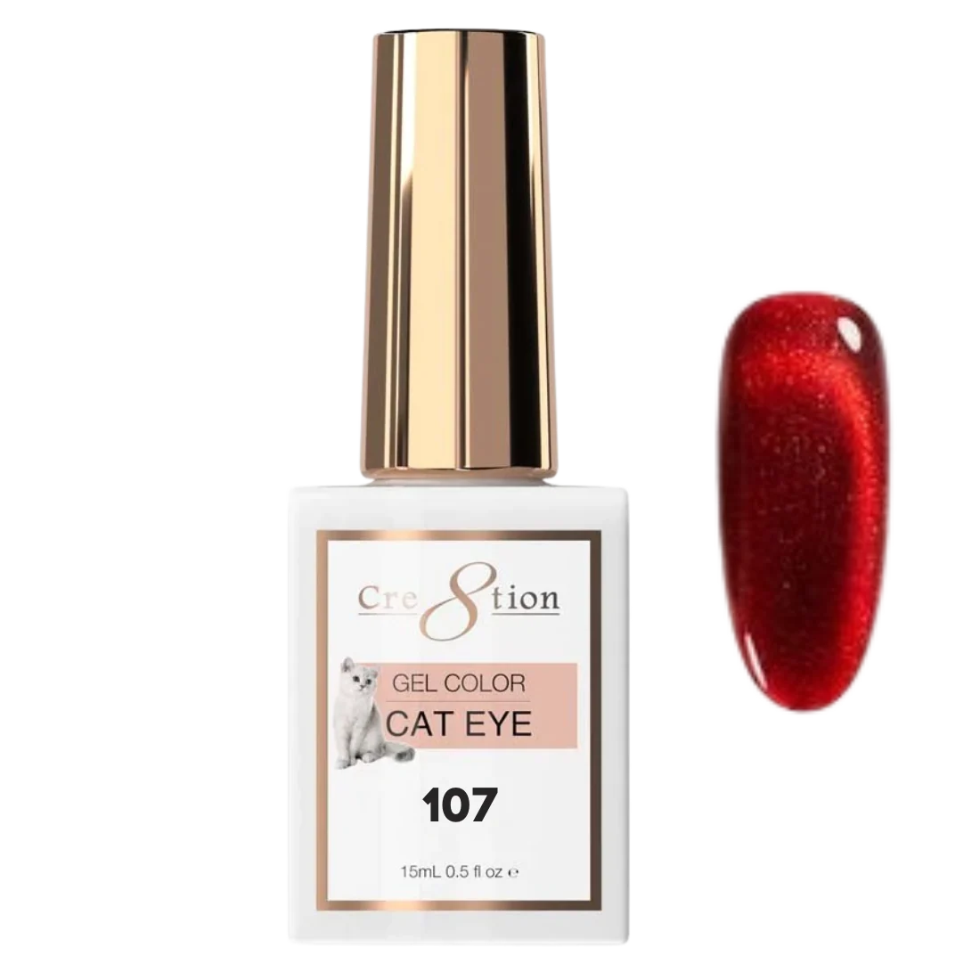 Cre8tion Winter Cat Eye Gel - 107