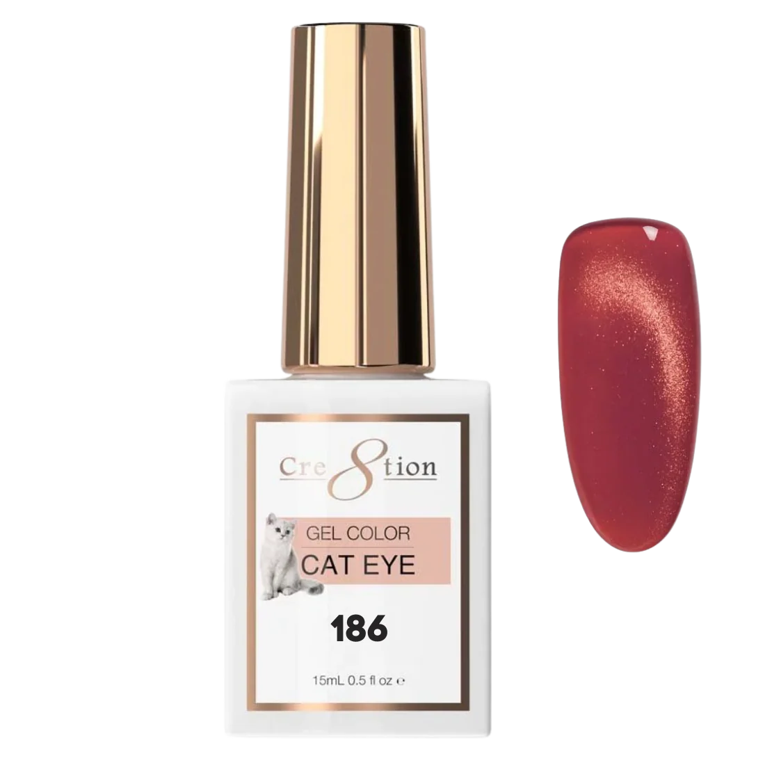 Cre8tion Winter Cat Eye Gel - 186