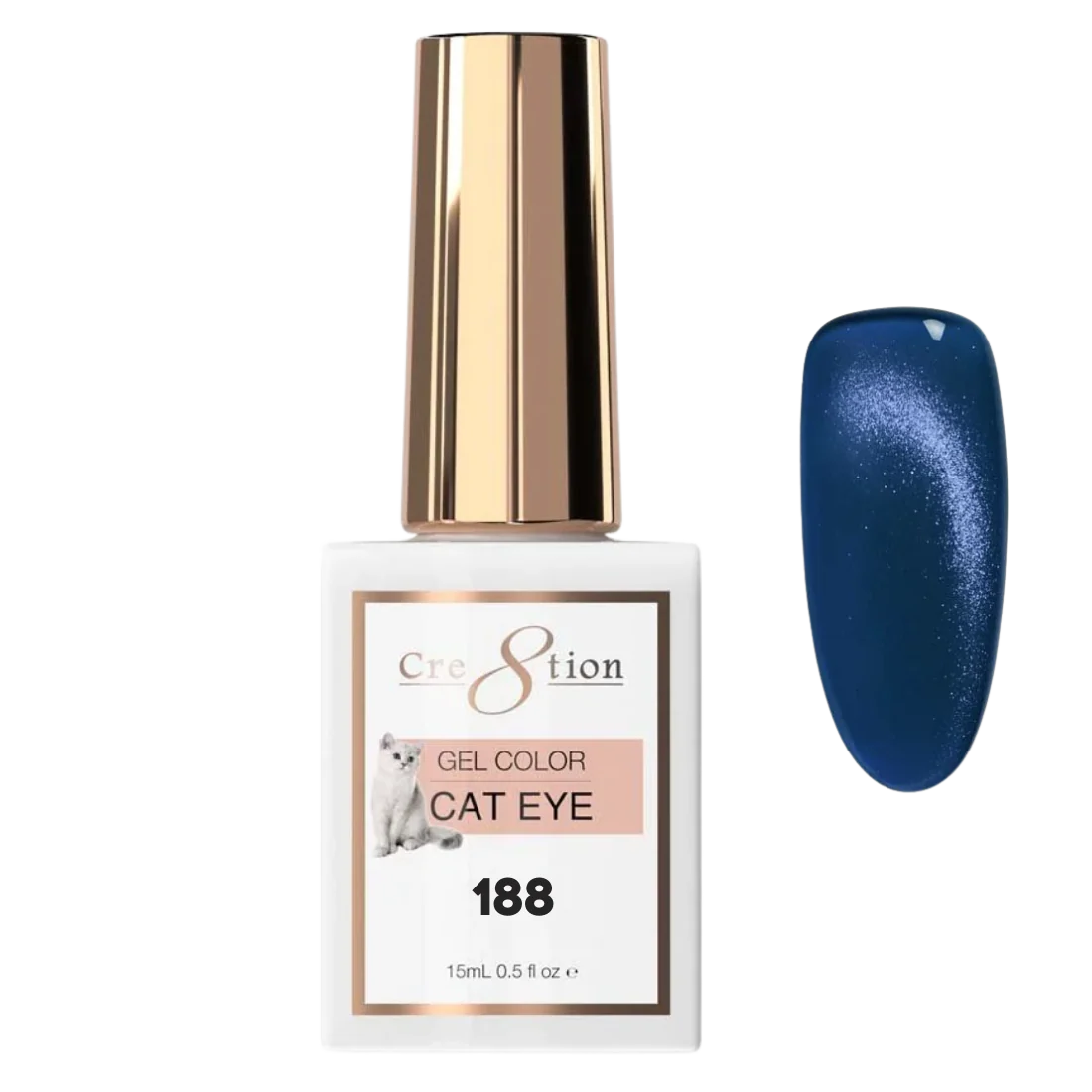 Cre8tion Winter Cat Eye Gel - 188