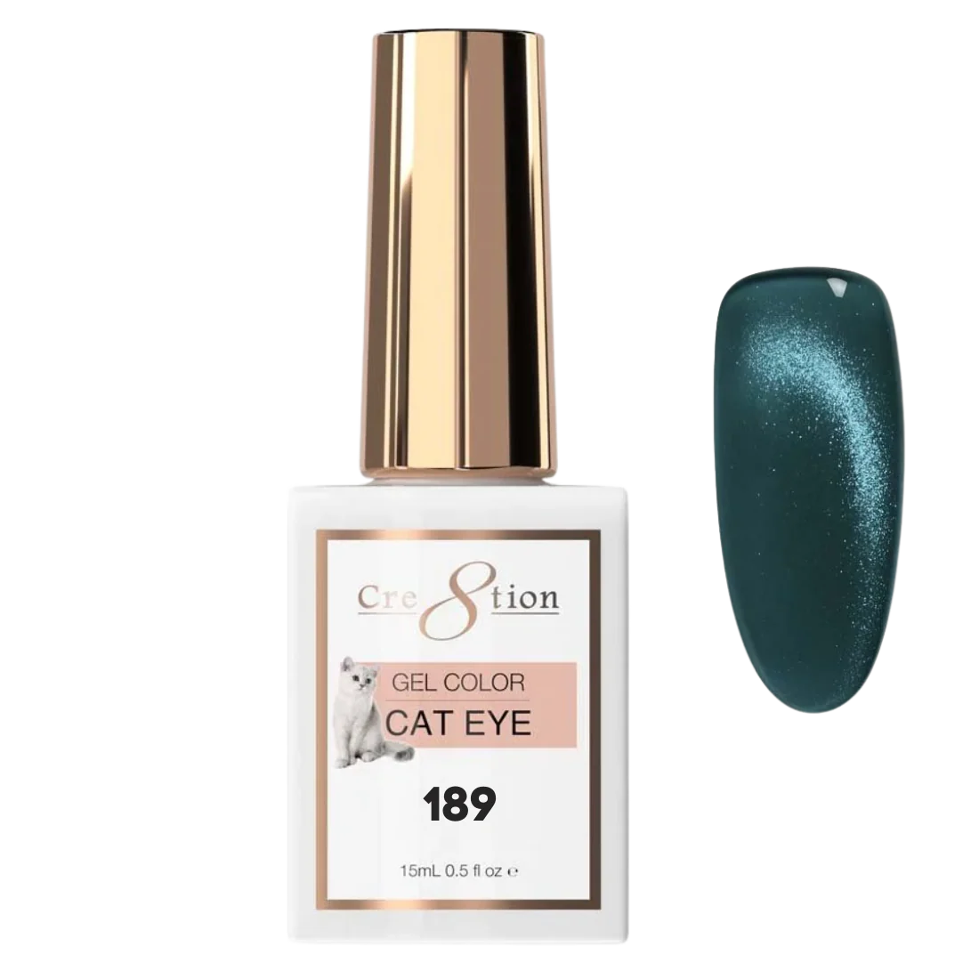 Cre8tion Winter Cat Eye Gel - 189