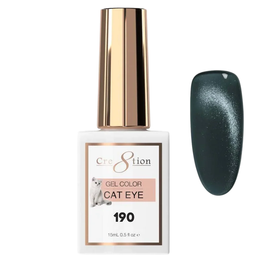 Cre8tion Winter Cat Eye Gel - 190