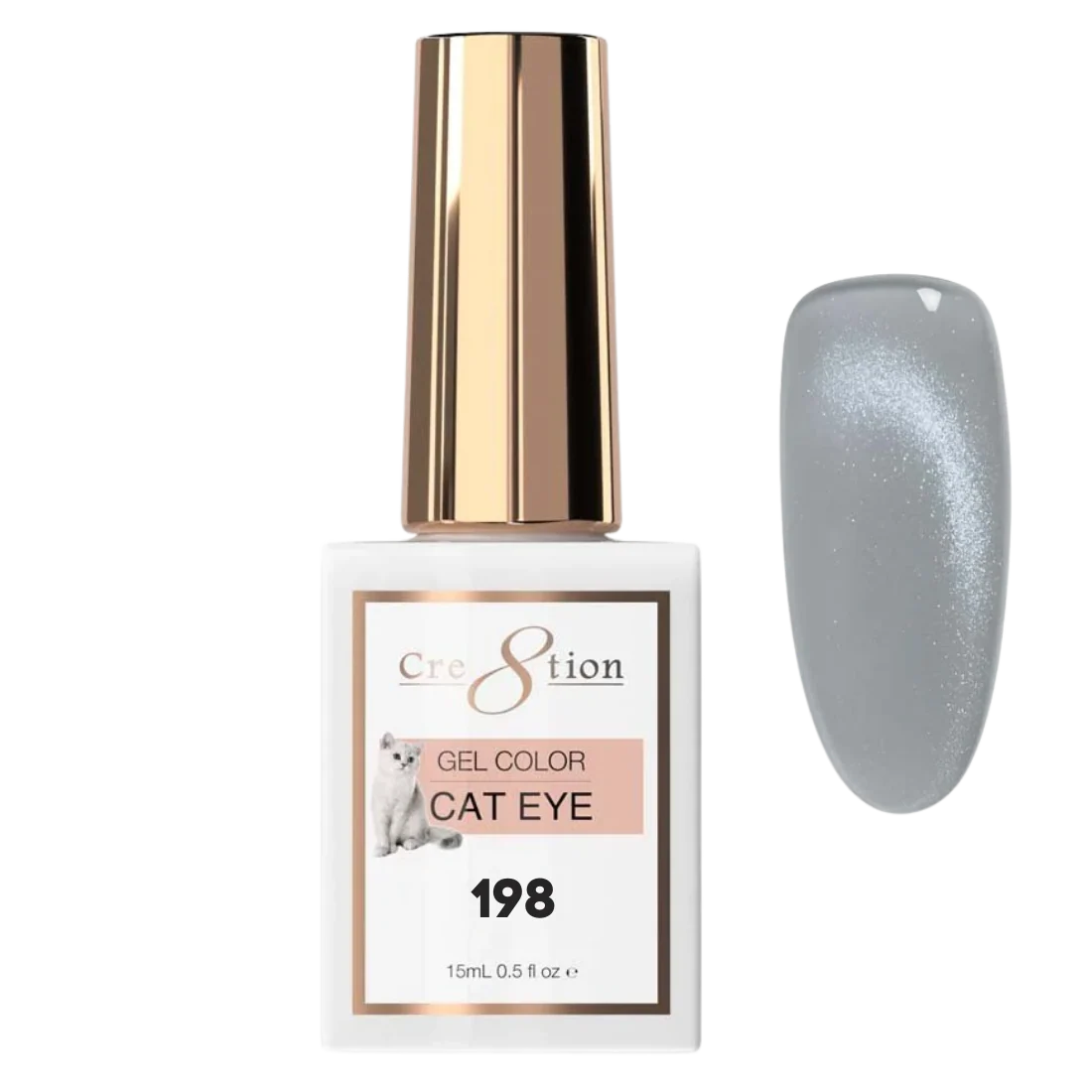 Cre8tion Winter Cat Eye Gel - 198