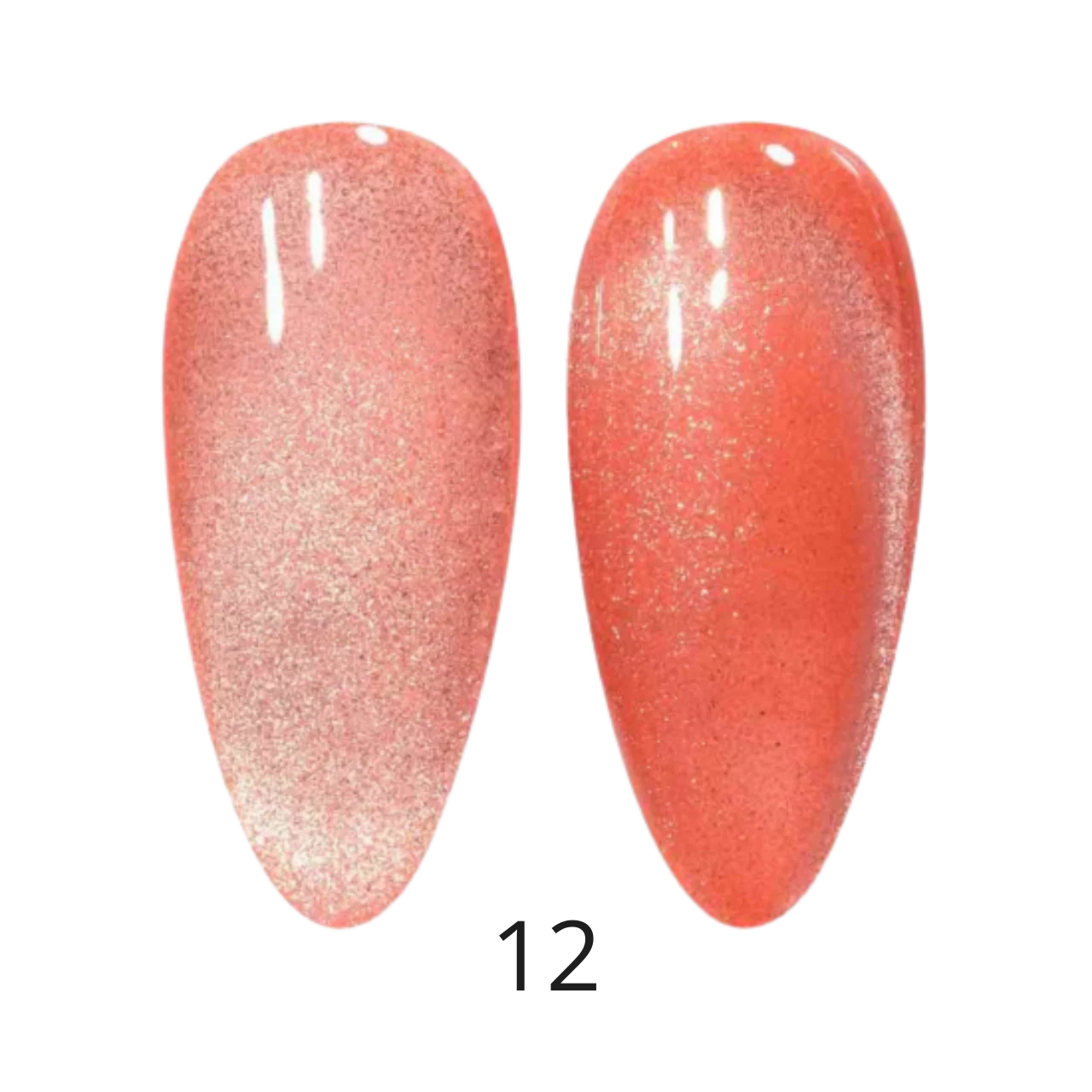 DC 9D Smoothie Cat Eye Gel - 12 Coral Ice - Image 2