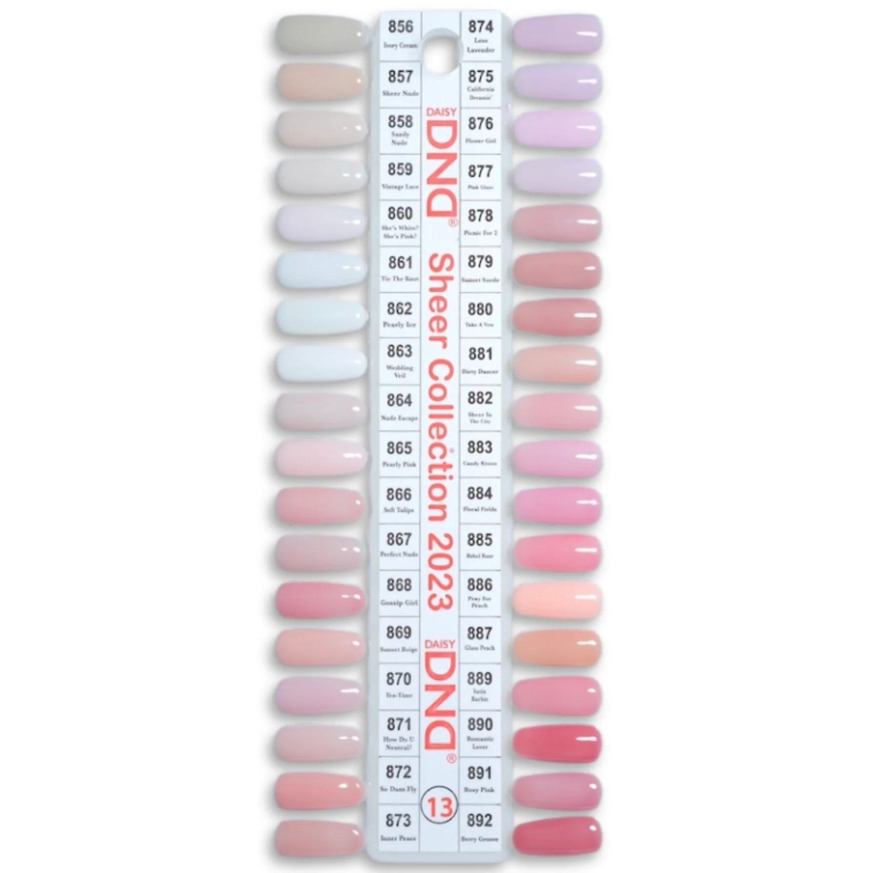 DND Color Chart Set 13