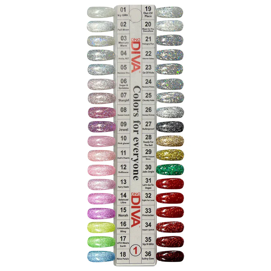 Diva Gel Duo Collection (36 Colors) - Set 1