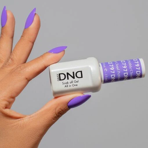 DND Gel Duo 797 - Pebble Cloud - Image 3