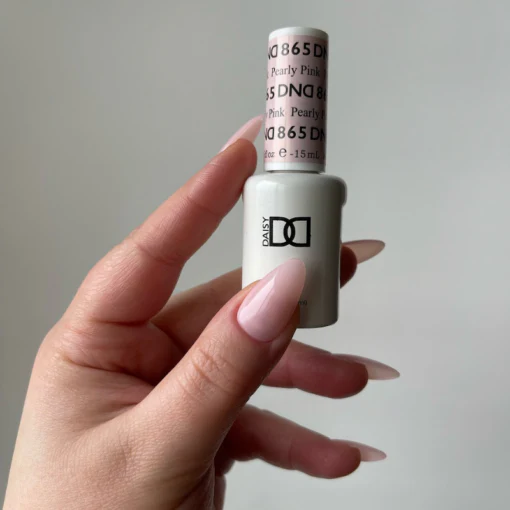 DND Gel Duo 865 - Pearly Pink - Image 3