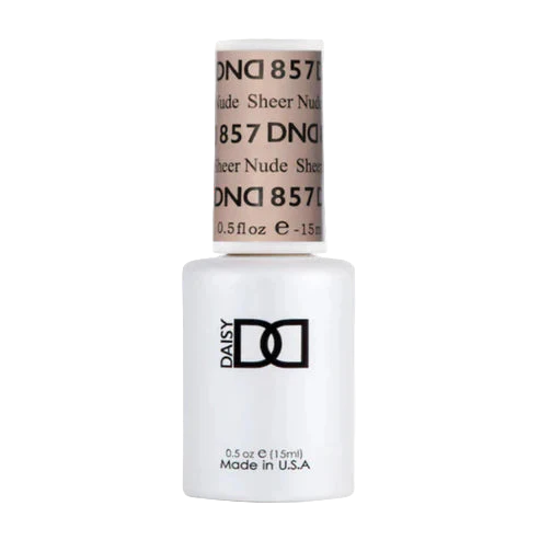 DND Gel Polish 857 - Sheer Nude