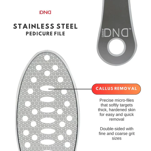 DND - Double-Sided Stainless Steel Foot File - Image 3