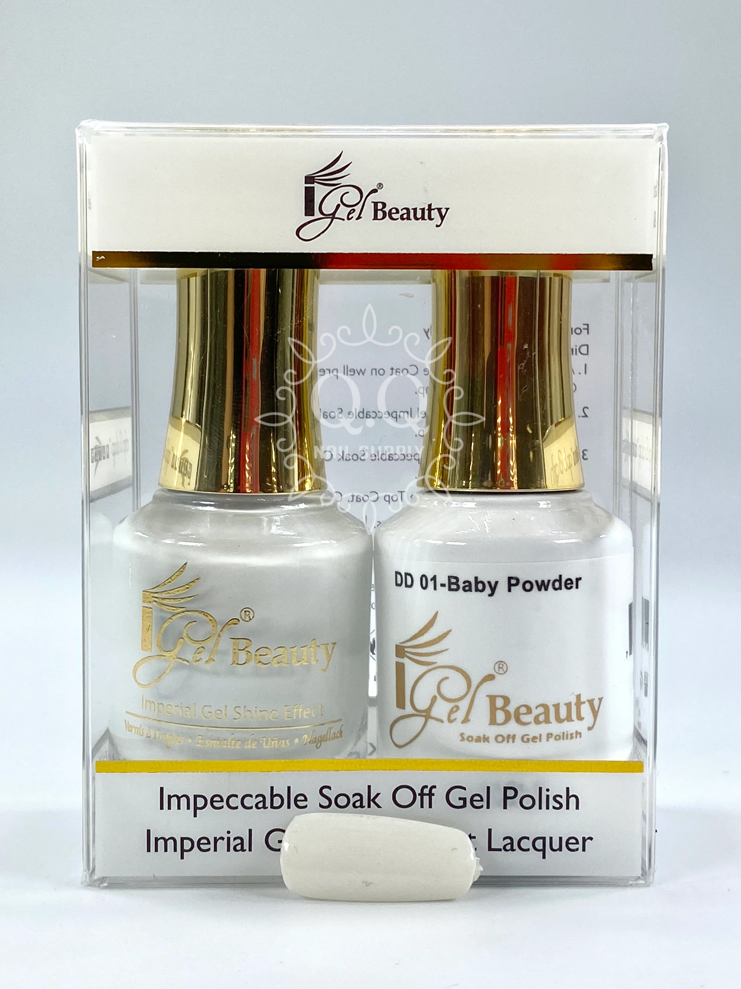iGel Gel Duo - DD001 Baby Powder (Pure White) - Image 3