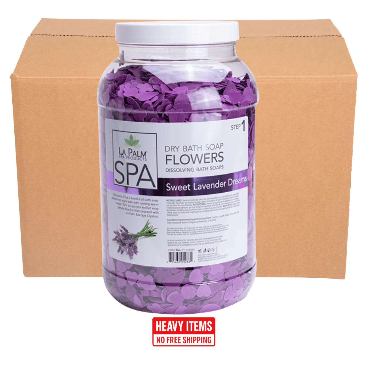 LaPalm Dry Bath Soap Flowers (Case of 4) - Image 3