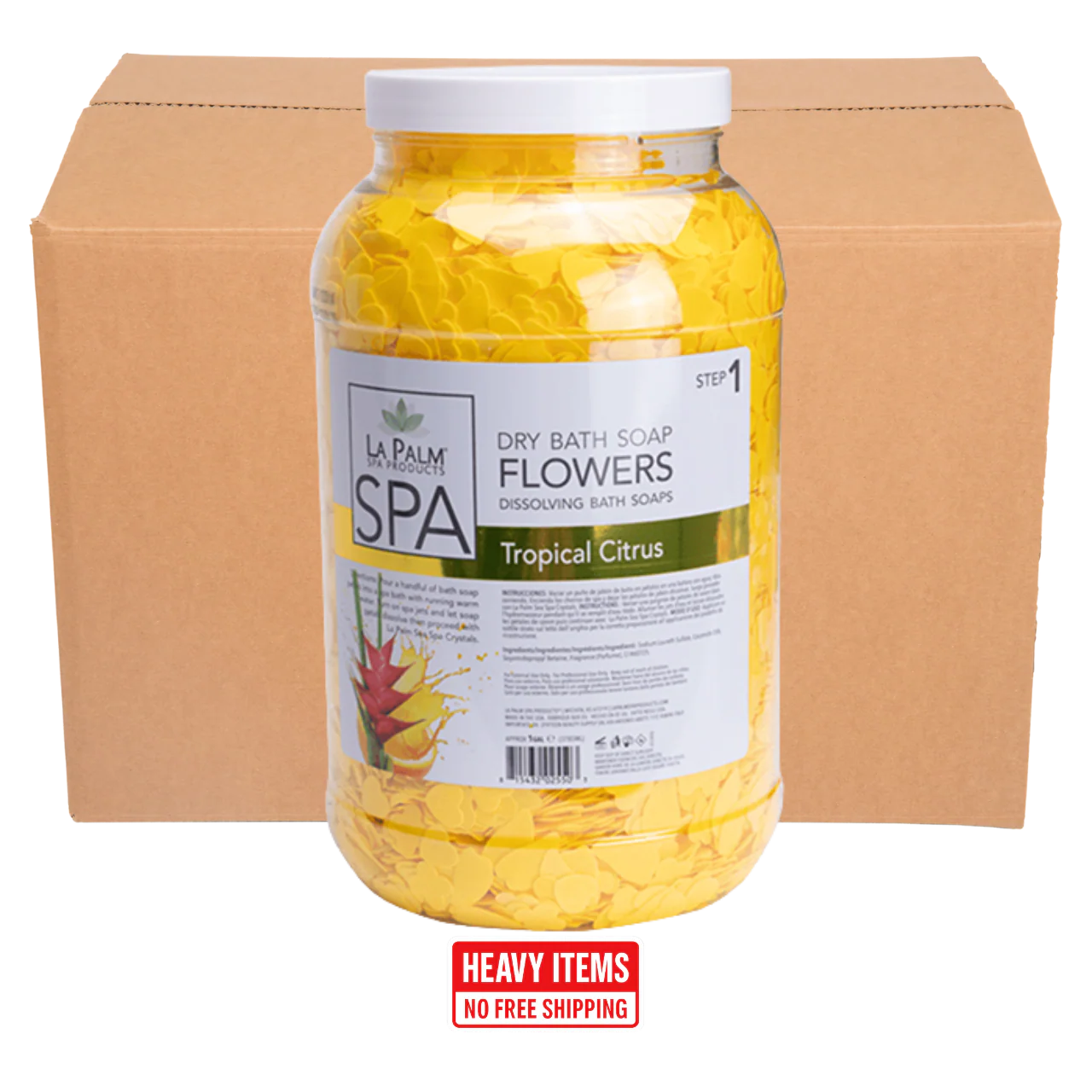 LaPalm Dry Bath Soap Flowers (Case of 4) - Image 4