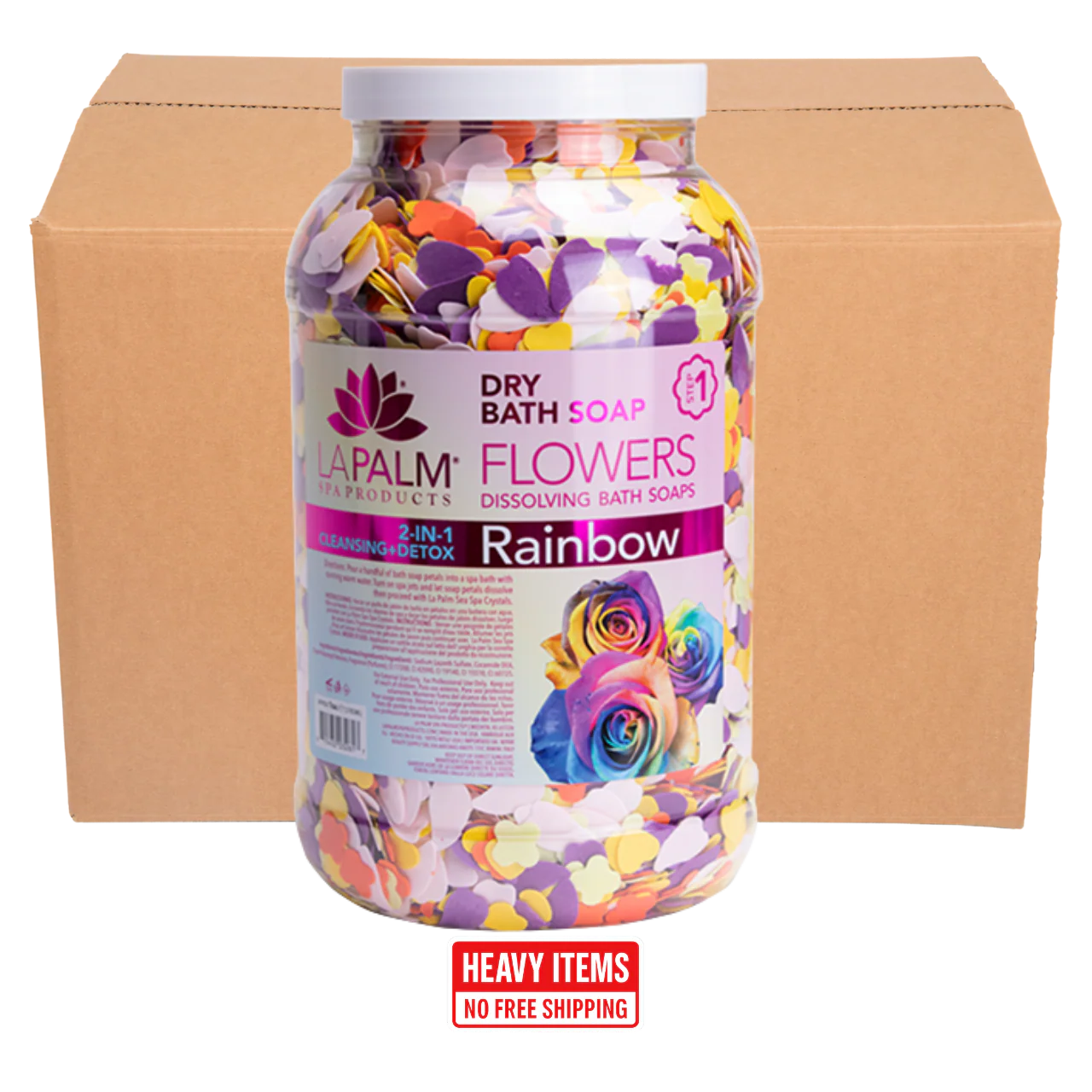 LaPalm Dry Bath Soap Flowers (Case of 4) - Image 5