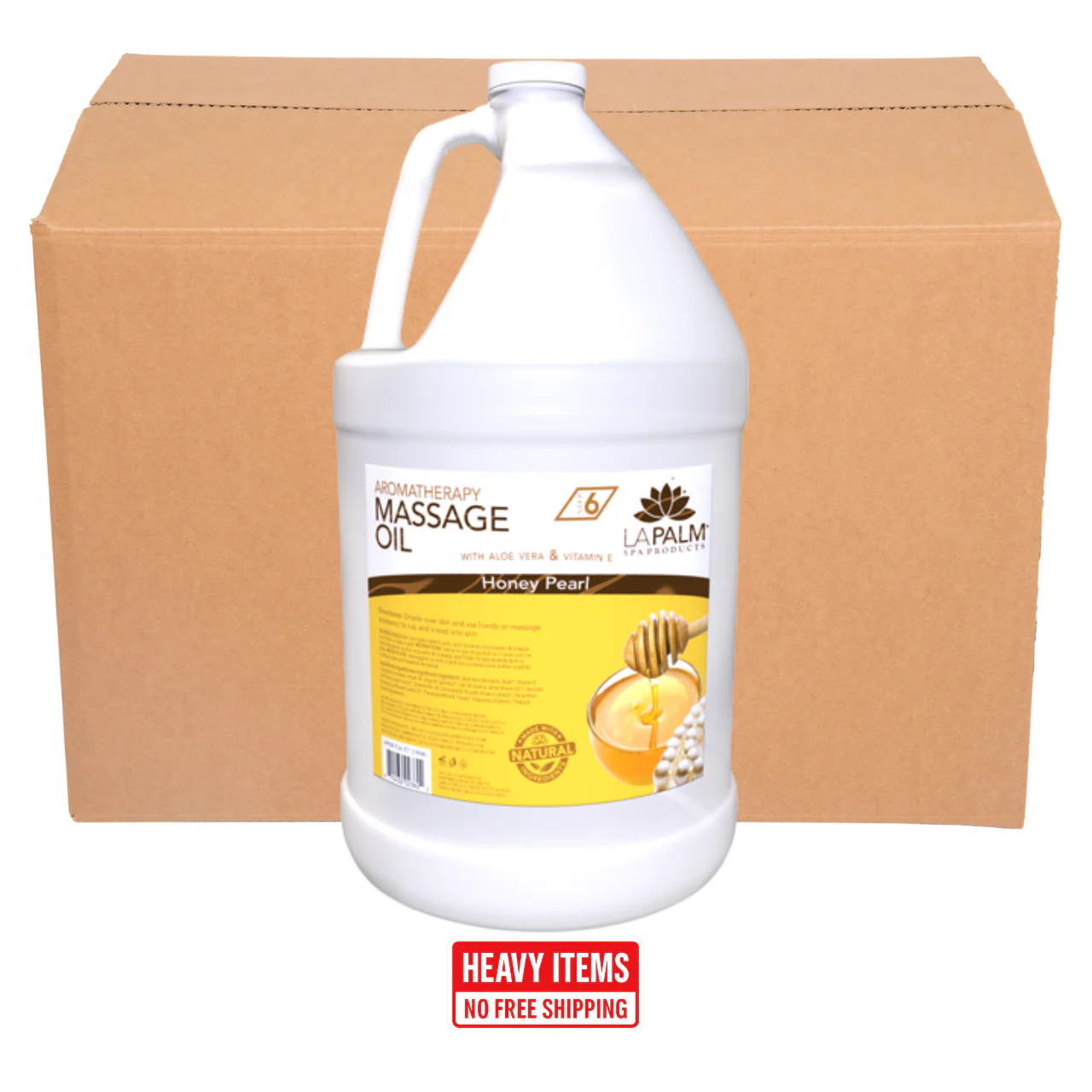 LaPalm Organic Massage Oil (Case of 4)