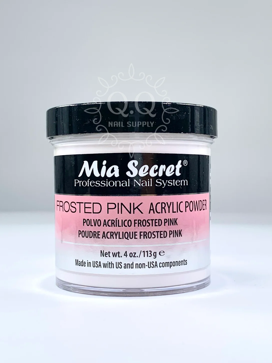Mia Secret Acrylic Powder - Frosted Pink (4oz) - Image 3