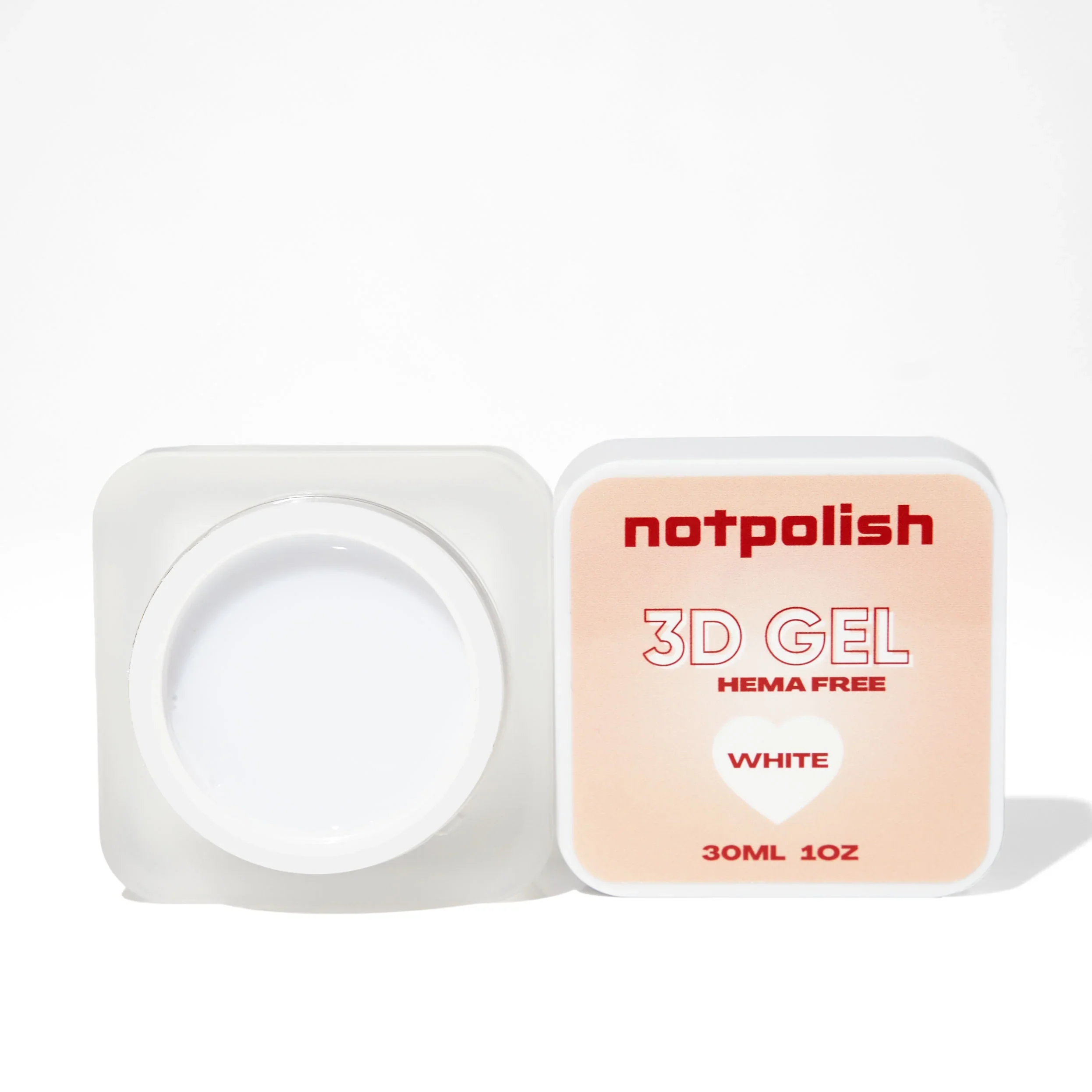 Not Polish 3D Gel - White (HEMA Free)