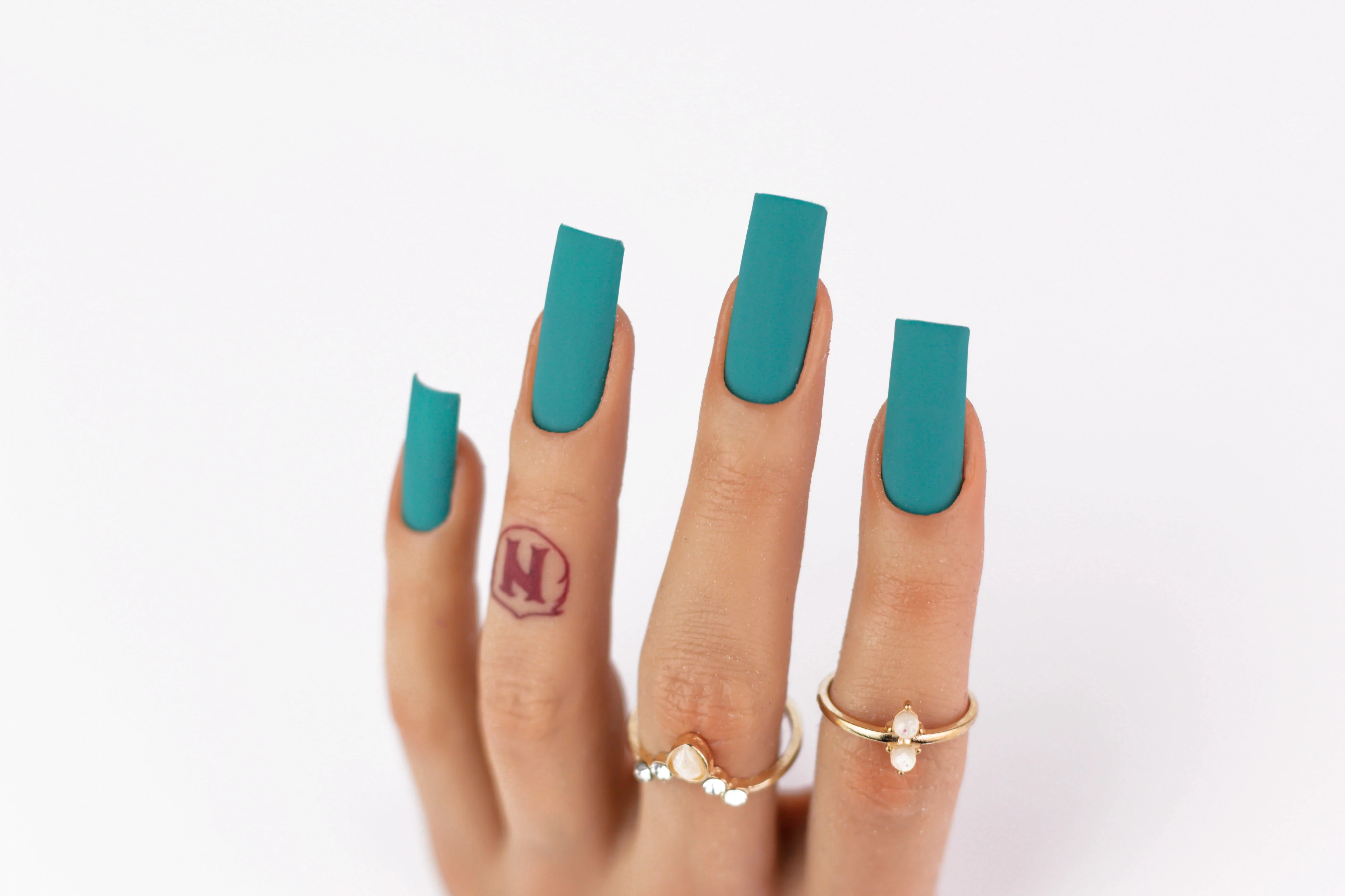 Not Polish Dip & Acrylic Powder - M106 I Don't Kiss & Teal - Image 3
