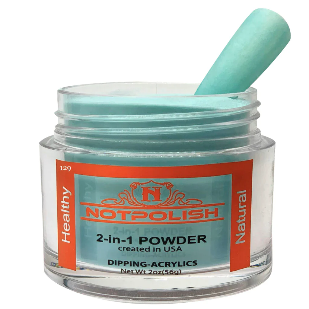 Not Polish Dip & Acrylic Powder - OG 129 Mint Crush - Image 2