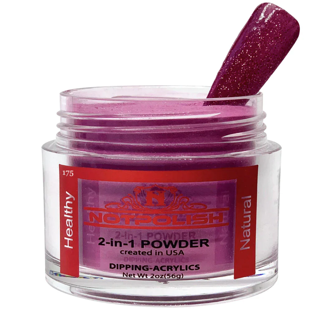 Not Polish Dip & Acrylic Powder - OG 175 Pink Stars - Image 3