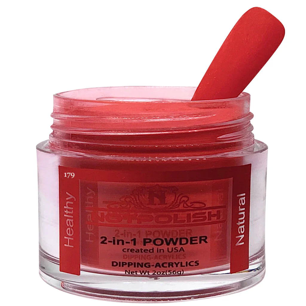 Not Polish Dip & Acrylic Powder - OG 179 Red Lotus - Image 3