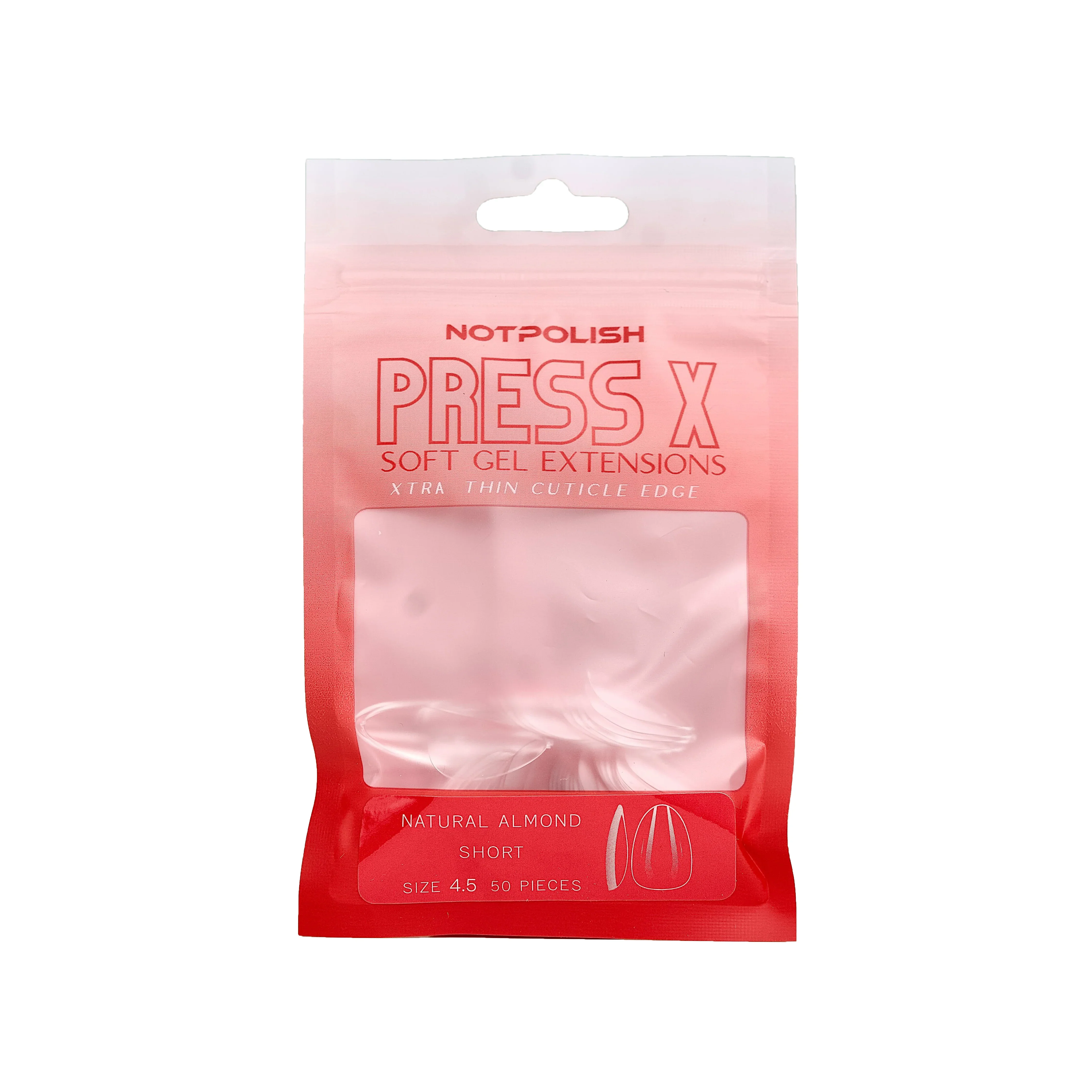 Not Polish Natural Press X Refill Bags - Almond Short