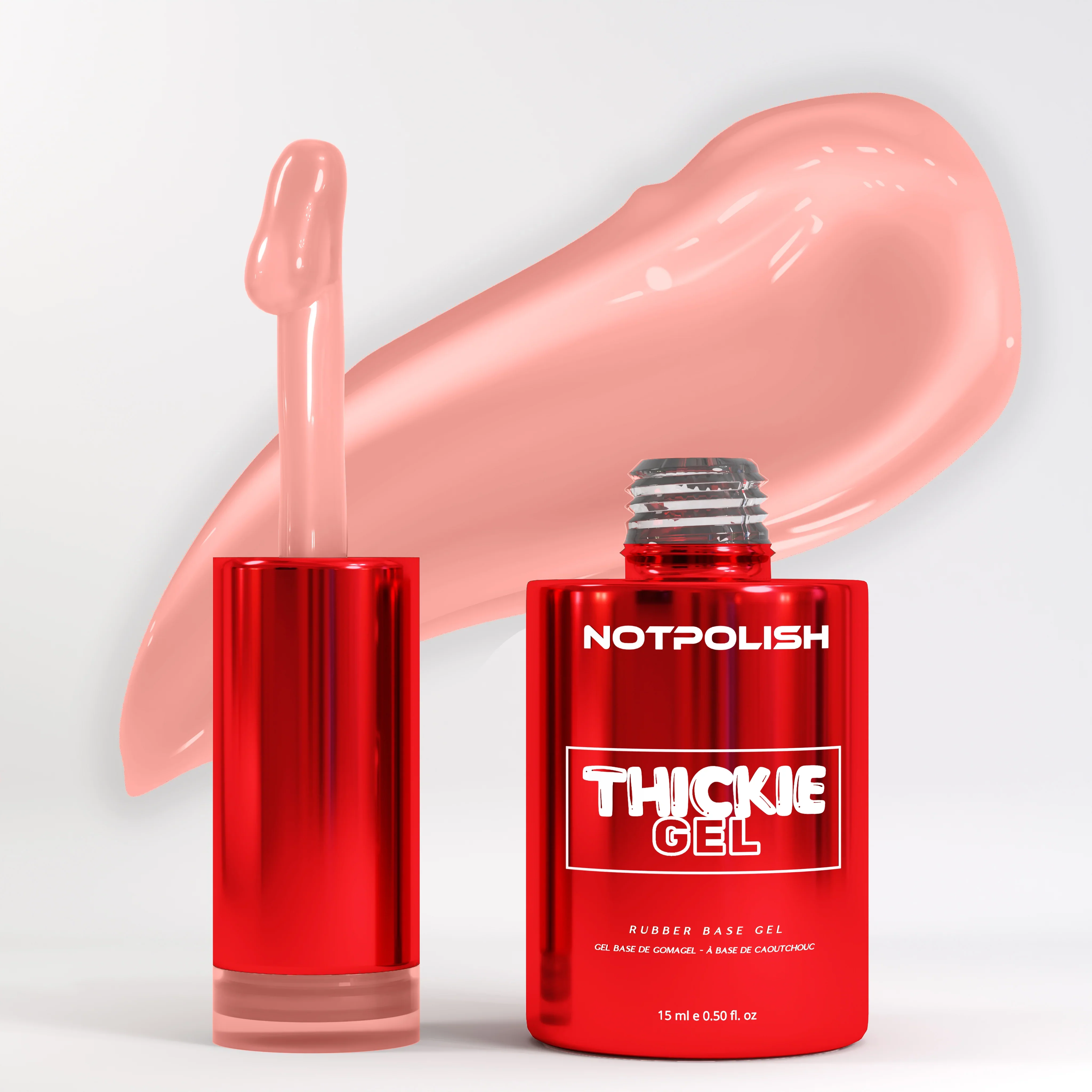 Not Polish Thickie Rubber Base Gel - TG17 Skin Tone (0.5oz)