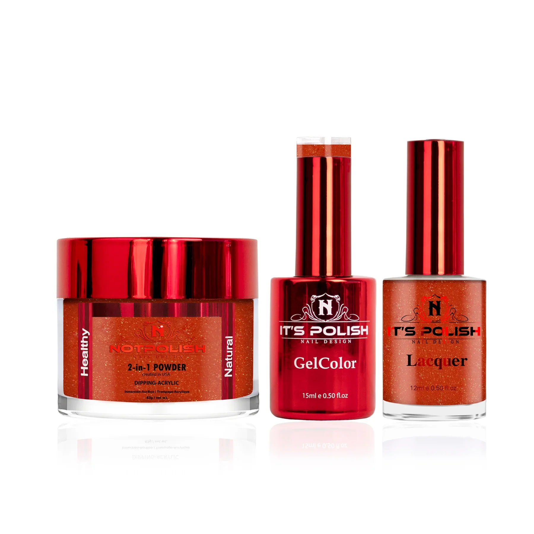 Not Polish Trio - OG 164 Dark Orange