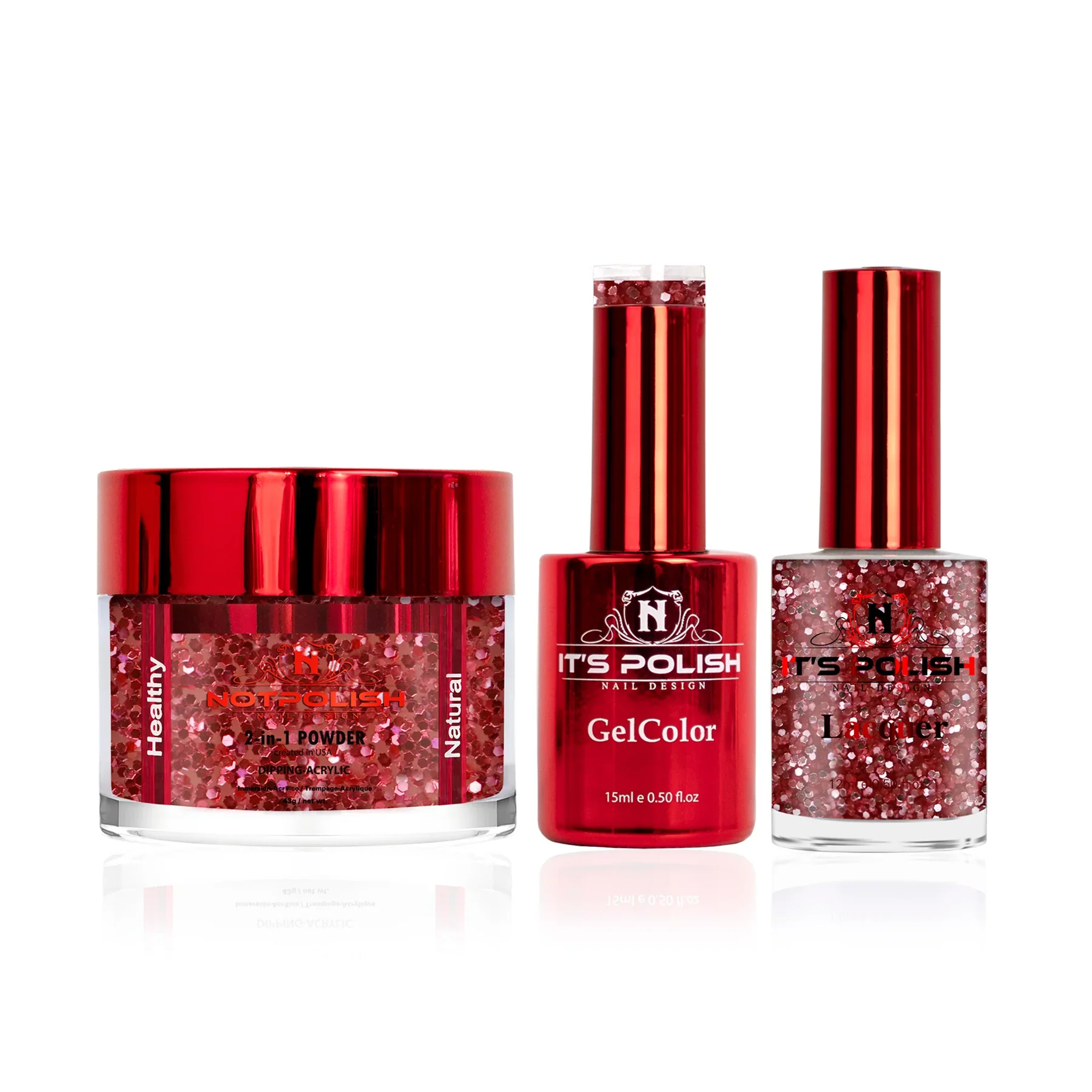 Not Polish Trio - OG 173 Rose Sparkle