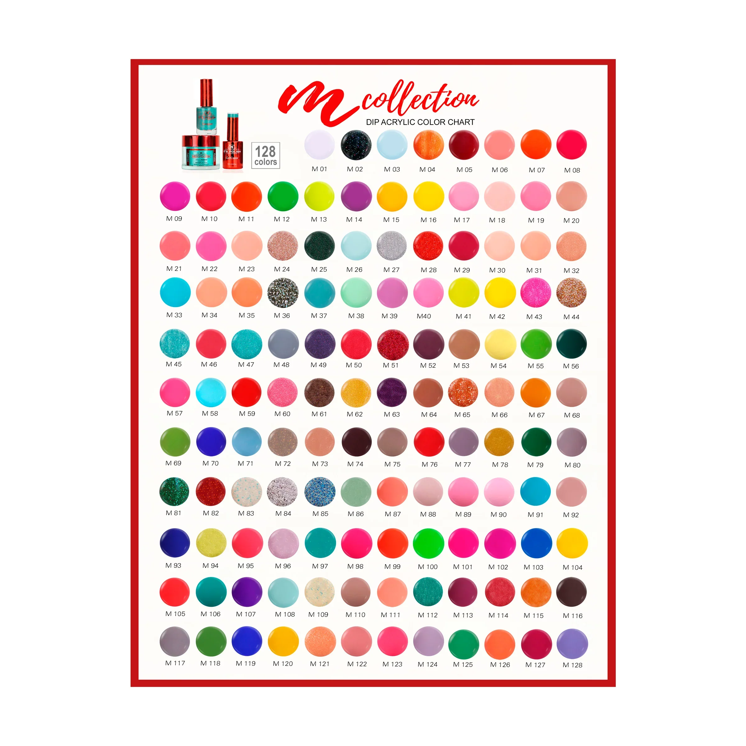 Not Polish Whole M Dip & Acrylic Powder Collection (128 Colors)