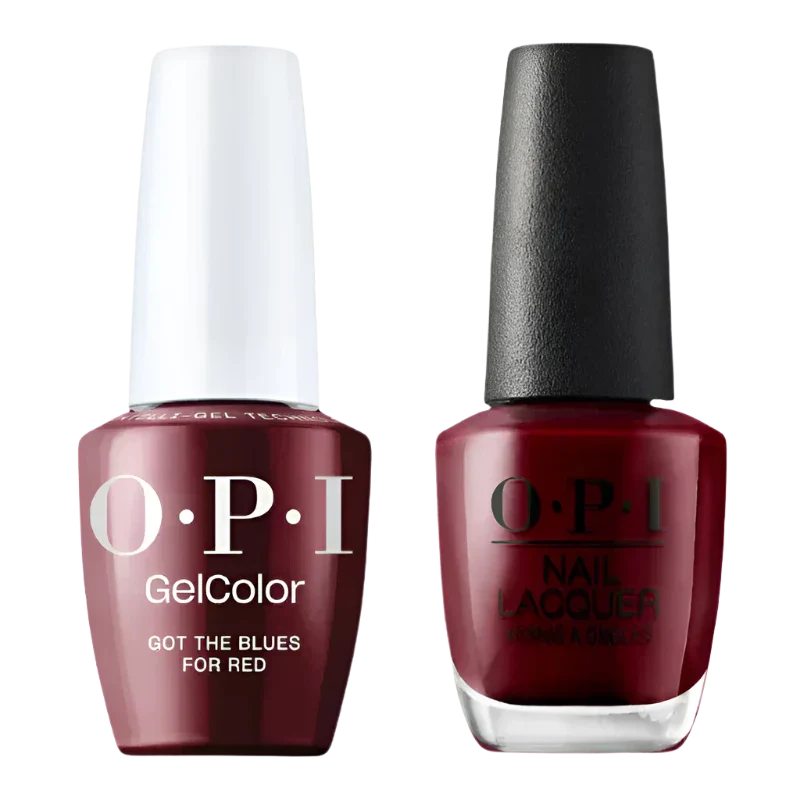 OPI Intelli-Gel Duo W52 - Got The Blues For Red