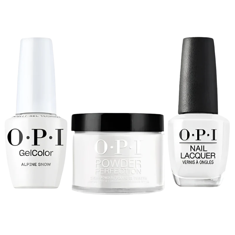 OPI Trio L00 - Alpine Snow