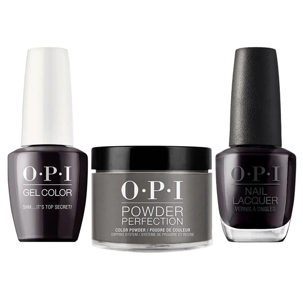 OPI Trio W61 - Shh... It's Top Secret!