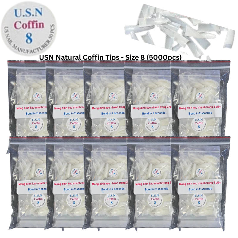 USN Natural Coffin Tip Refill Big Bag (5000pcs) - Image 10