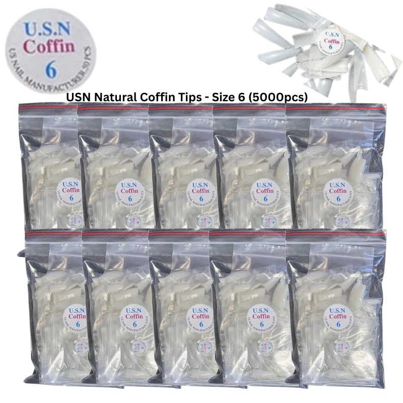 USN Natural Coffin Tip Refill Big Bag (5000pcs) - Image 8
