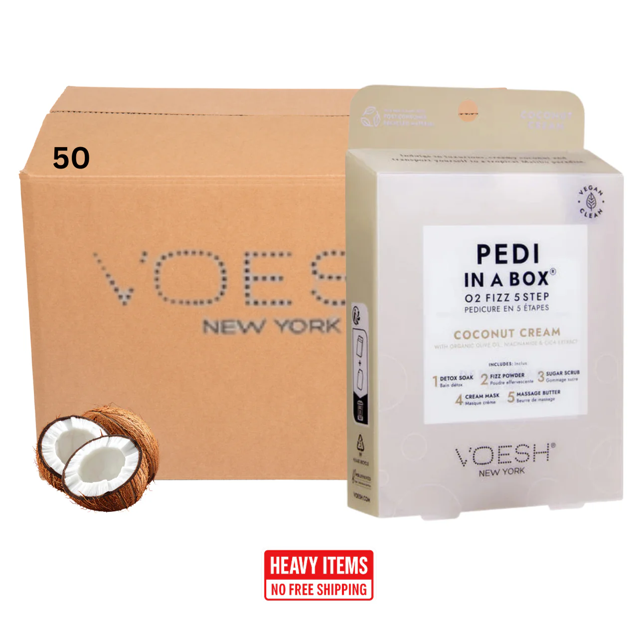 Voesh 5 Step Pedi-In-A-Box O2 Fizz (Case of 50) - Image 4
