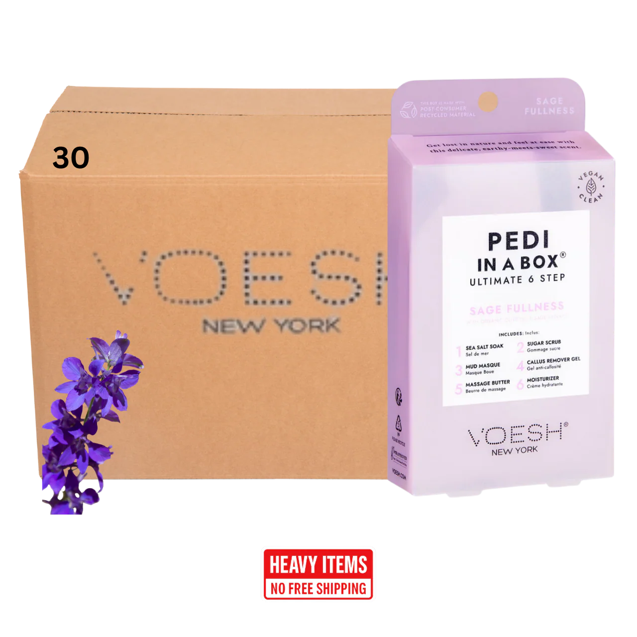 Voesh 6 Step Pedi-In-A-Box (Case of 30) - Image 3