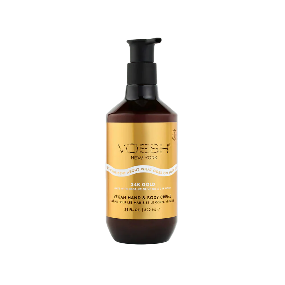 Voesh 24K Gold Hand & Body Creme (28oz)