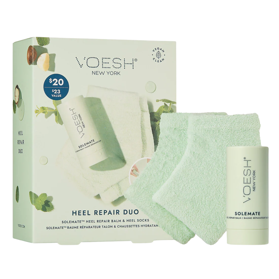 Voesh Heel Repair Duo - Mint