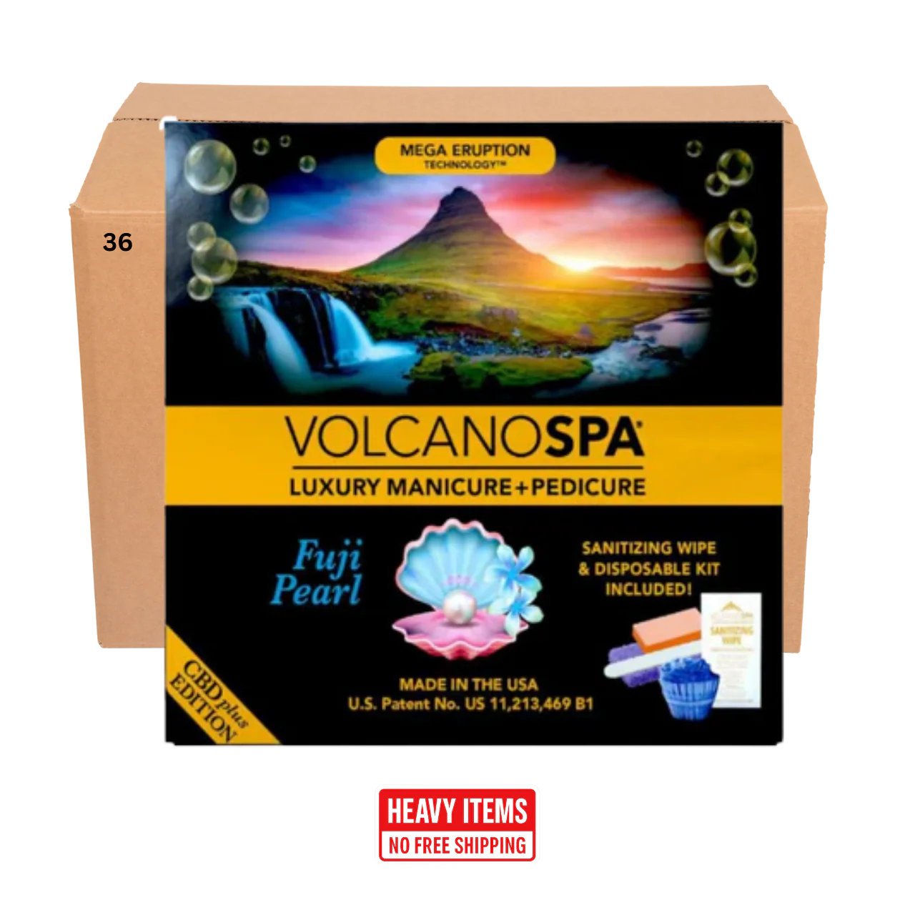 Volcano Spa Pedicure Deluxe CBD 10 Steps (Case of 36) - Image 3