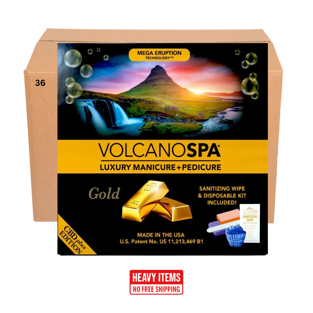 Volcano Spa Pedicure Deluxe CBD 10 Steps (Case of 36) - Image 4