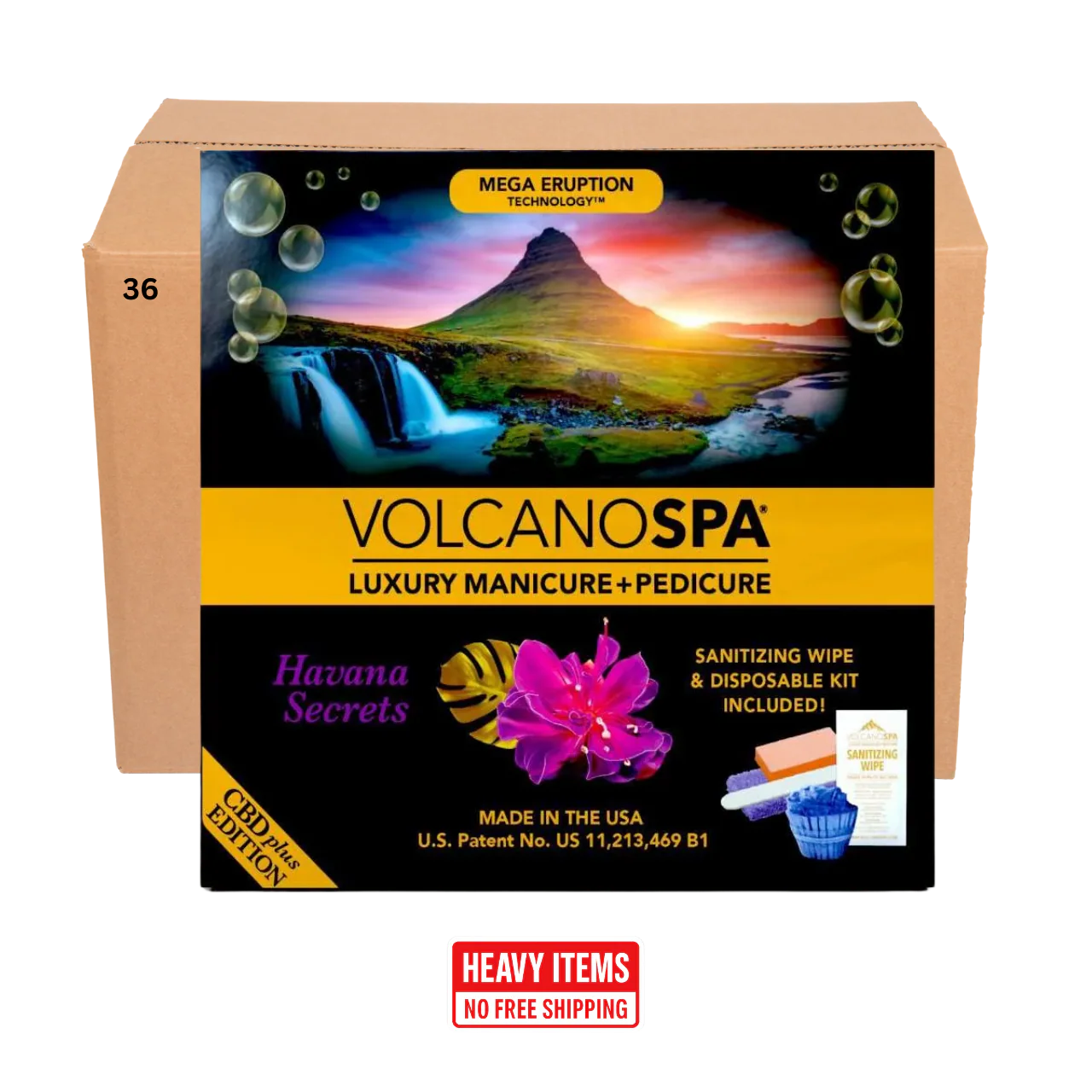 Volcano Spa Pedicure Deluxe CBD 10 Steps (Case of 36) - Image 6