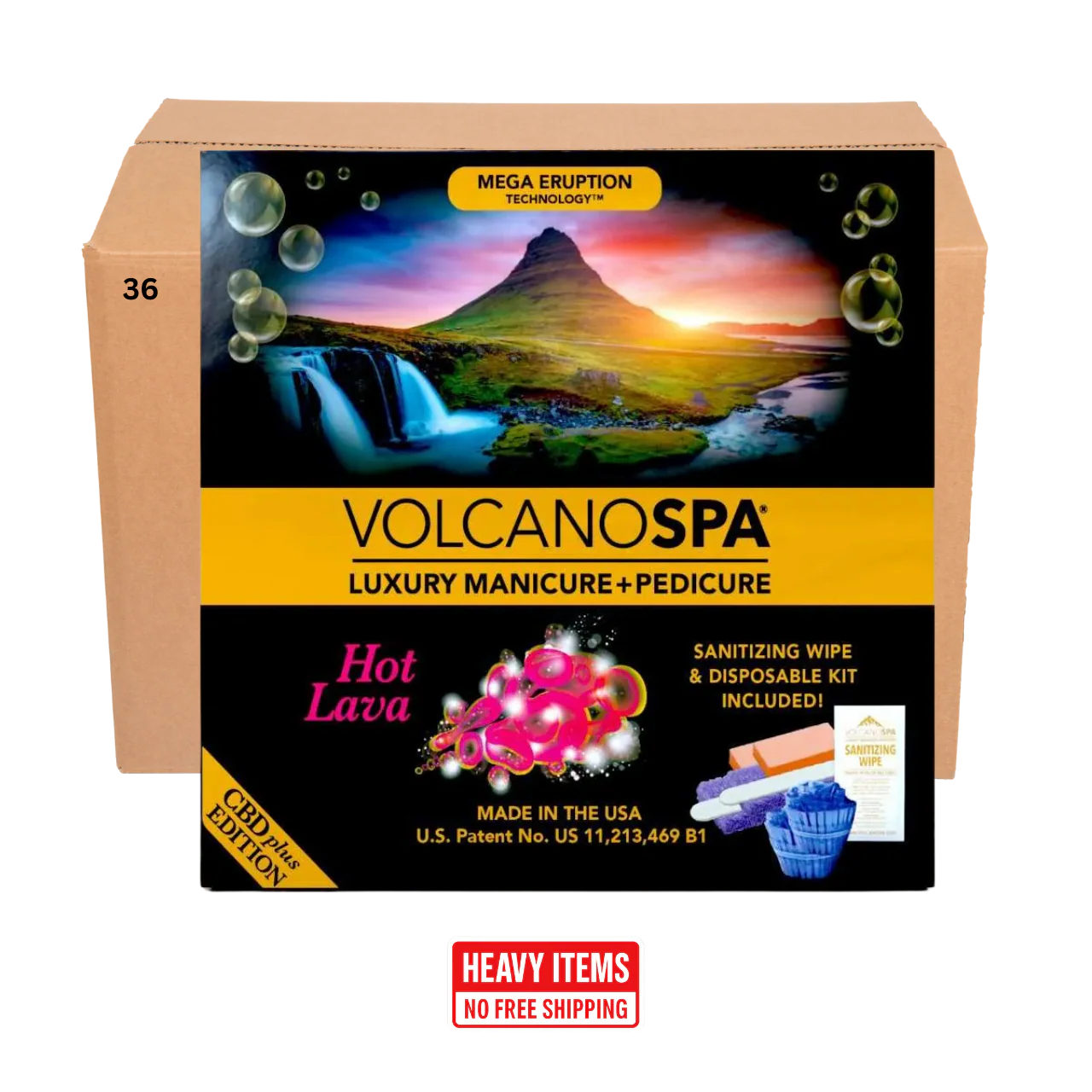 Volcano Spa Pedicure Deluxe CBD 10 Steps (Case of 36) - Image 8