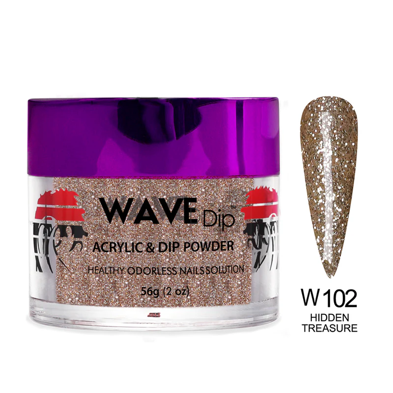 Wave Dip/Acrylic Powder -  102 Hidden Treasure